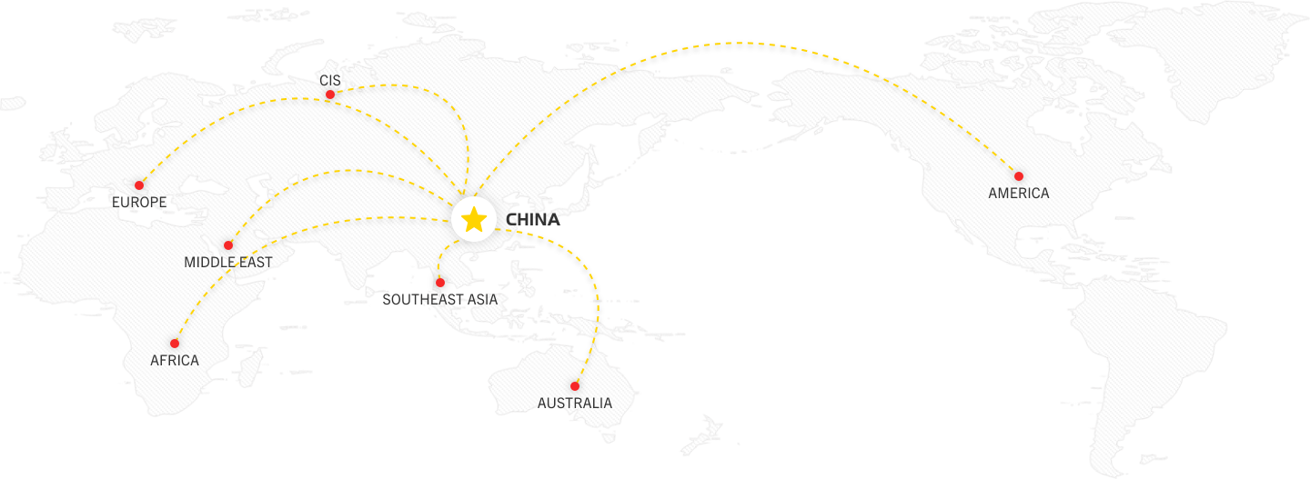 Weihua global crane projects and international service network map