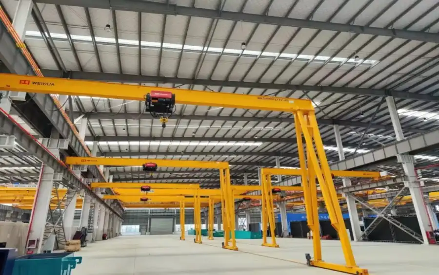 Semi-gantry crane matched with European hoists.webp