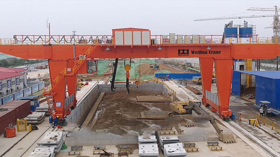 32 5-50 10 t Double Gider Gantry Crane with Hook (2).webp