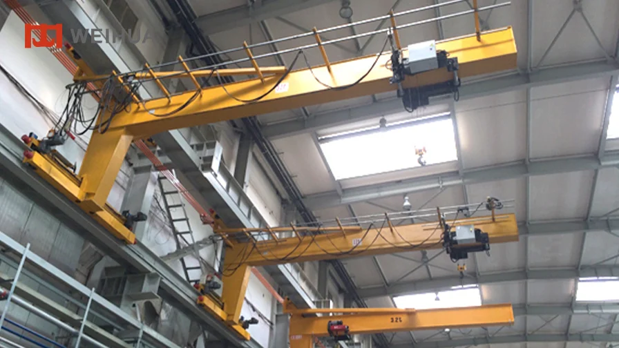 Wall Rail Jib Crane - Recommended lifting model for Long-span production lines, workshop side passages and linear workpiece transfer sites