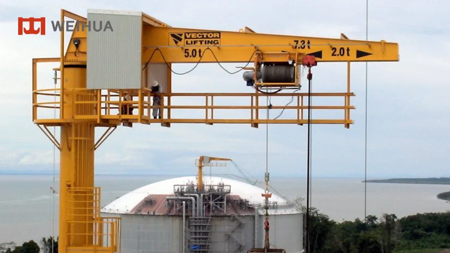 Explosion-Proof Jib Crane - Recommended lifting model for Chemical plants, oil depots, gas workshops and flammable explosive working environments