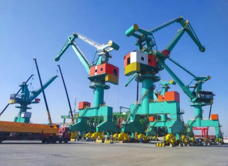 Port Lifting Solution for Xiangyang Inland River Port