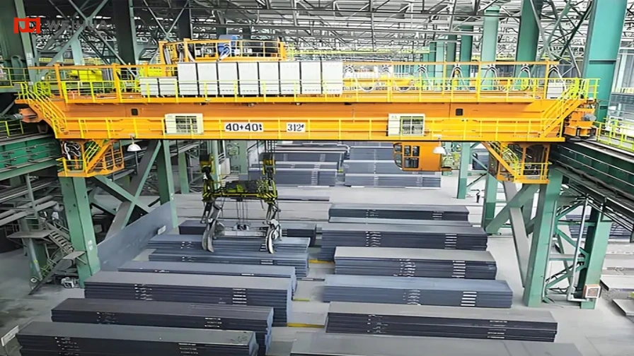 Clamps Overhead Crane - Recommended lifting model for Steel stockyards, processing workshops and heavy bulk metal material clamping & transfer areas