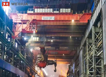 Weihua Supplies Five 320-Ton Ladle Cranes for Hebei Metallurgical Project