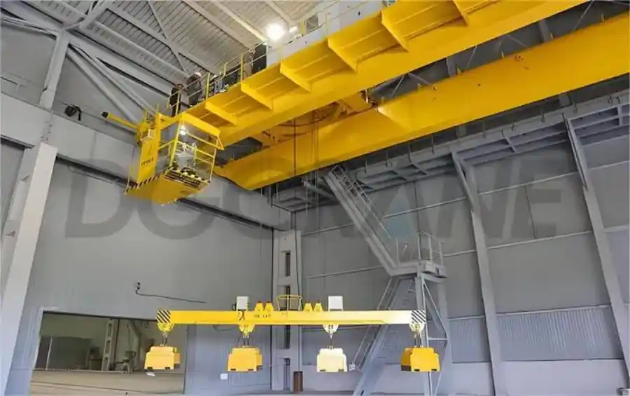 Crane Industry News: Electromagnetic Bridge Crane: QC Series Specs, Steel Yard Applications, and Ordering Parameters